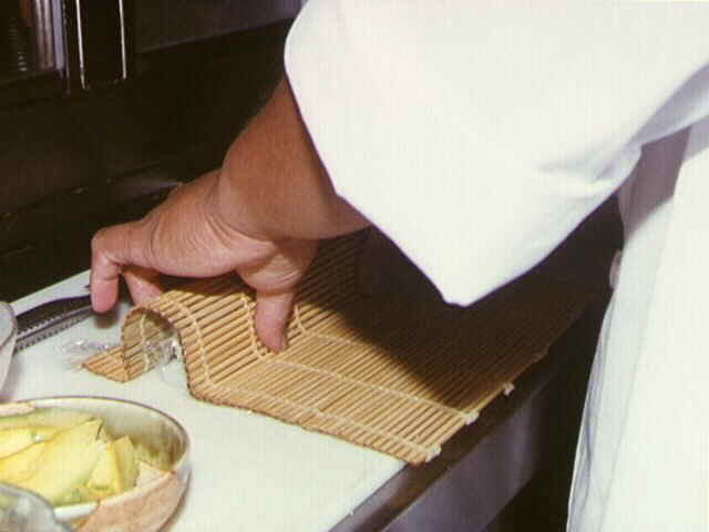 Step by Step Doing Sushi